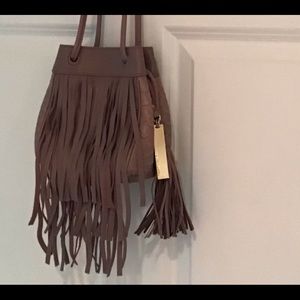 Vince Camuto Andy Fringed Leather Crossbody Bag